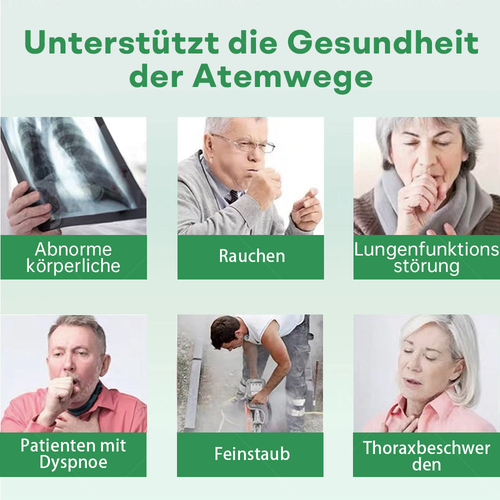 ✅Offizielles Geschäft|Cvreoz® Kräuter-Lungenreinigung Inhalieren(🫁Husten, Keuchen, Kurzatmigkeit, Auswurf, verstopfte Nase, Bronchitis, Bronchitis, Allergiesymptome, Lungenbeschwerden