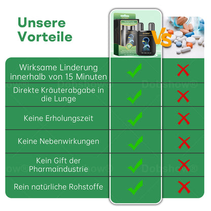 ✅Offizielles Geschäft|Cvreoz® Kräuter-Lungenreinigung Inhalieren(🫁Husten, Keuchen, Kurzatmigkeit, Auswurf, verstopfte Nase, Bronchitis, Bronchitis, Allergiesymptome, Lungenbeschwerden