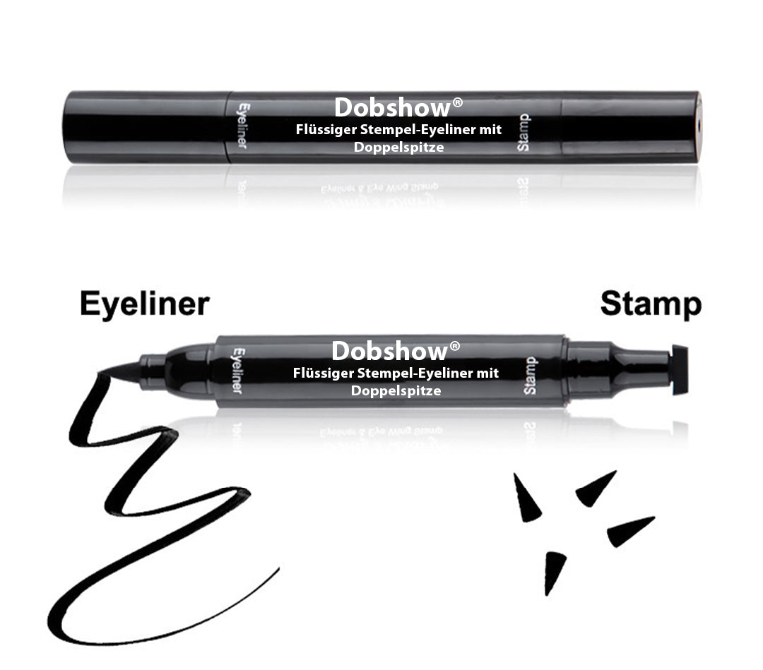 Dobshow® Flüssiger Stempel-Eyeliner mit Doppelspitze