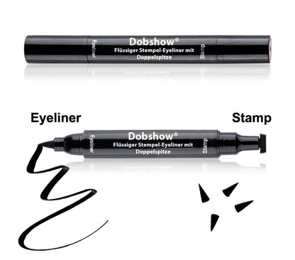 Dobshow® Flüssiger Stempel-Eyeliner mit Doppelspitze