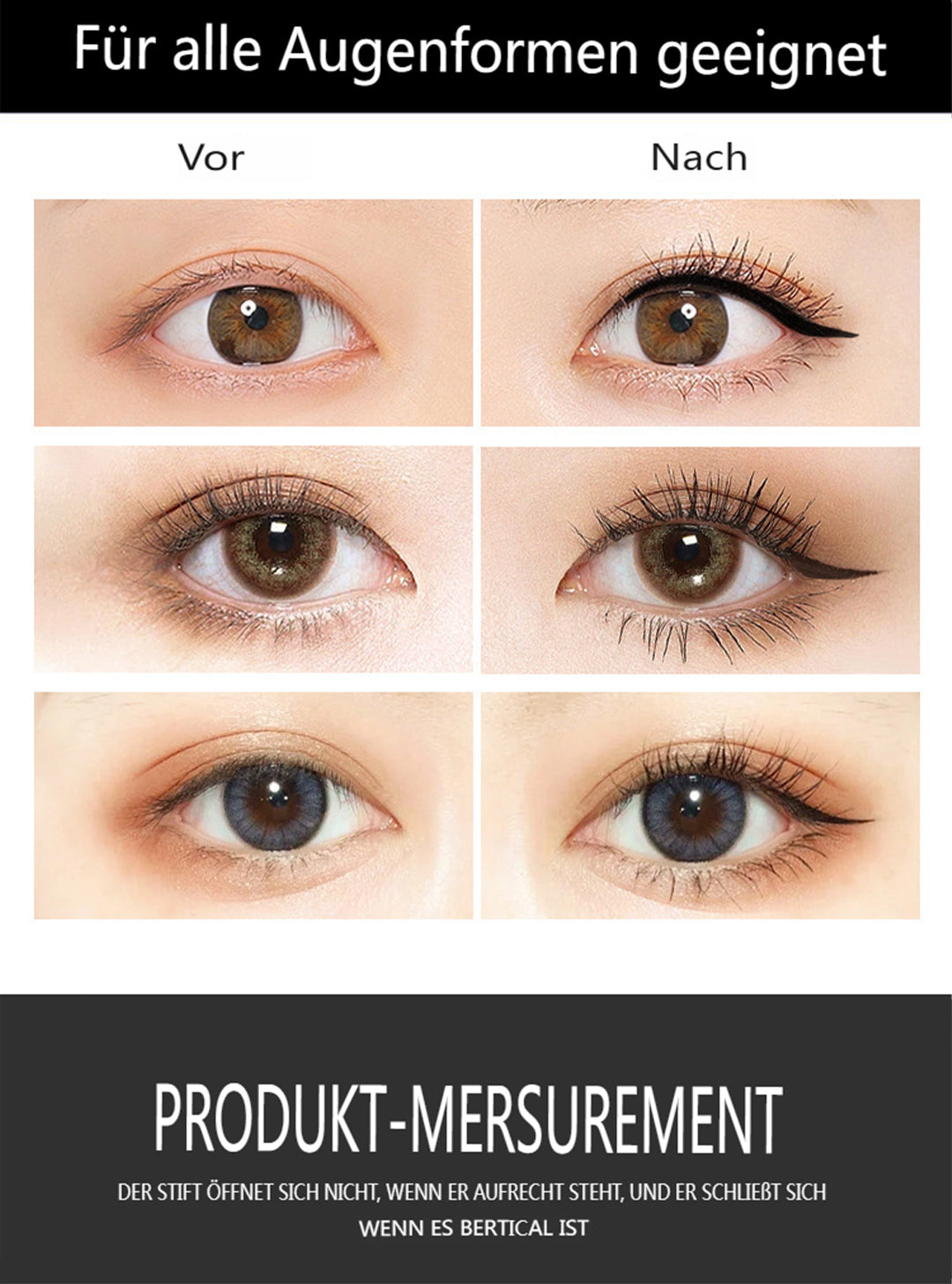 Dobshow® Flüssiger Stempel-Eyeliner mit Doppelspitze