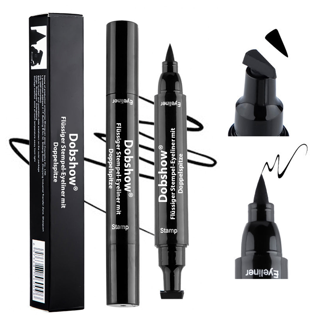 Dobshow® Flüssiger Stempel-Eyeliner mit Doppelspitze