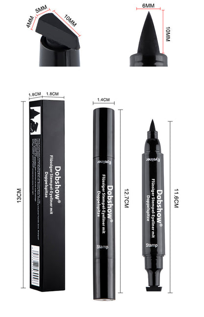 Dobshow® Flüssiger Stempel-Eyeliner mit Doppelspitze