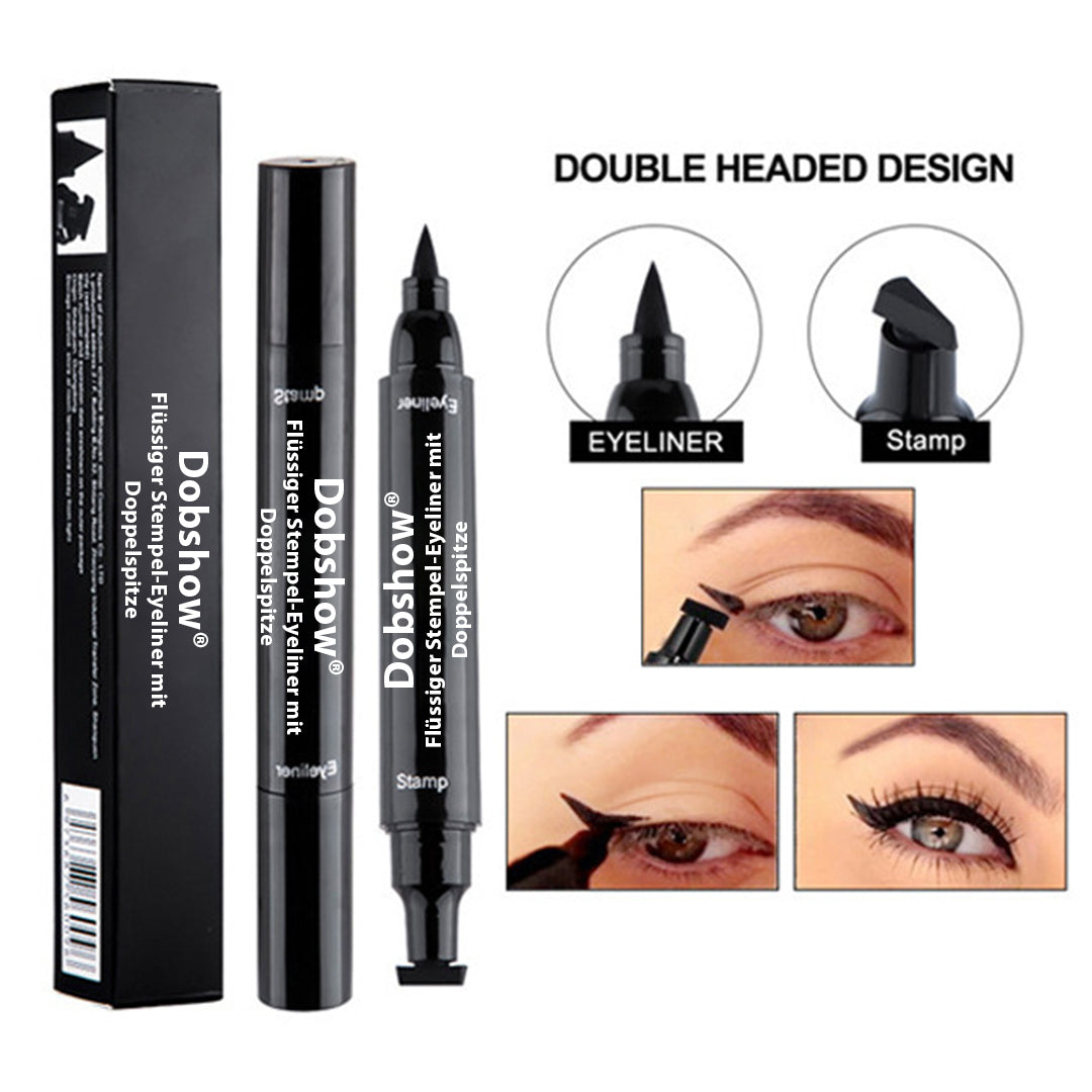 Dobshow® Flüssiger Stempel-Eyeliner mit Doppelspitze