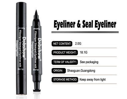 Dobshow® Flüssiger Stempel-Eyeliner mit Doppelspitze