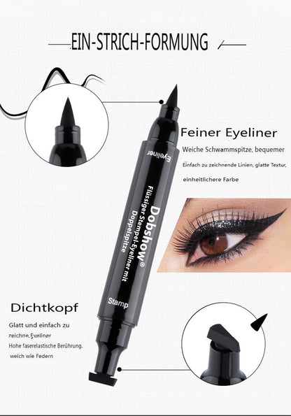 Dobshow® Flüssiger Stempel-Eyeliner mit Doppelspitze