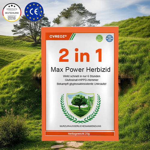🏆[Offizieller Shop] Cvreoz® 2-in-1 Max Power Herbizid – 6-Stunden-Wirkung – Kein Warten mehr