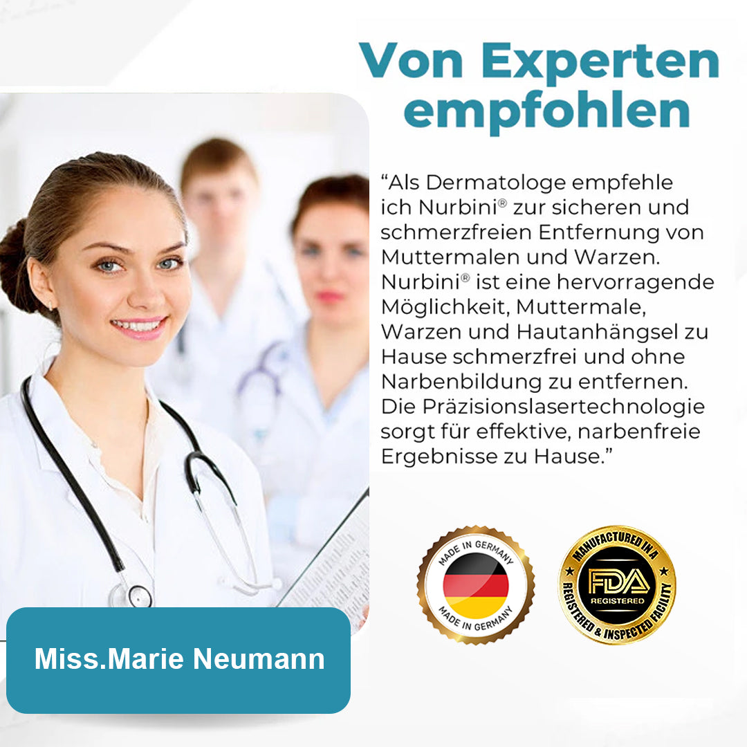 ✨𝗡𝘂𝗿𝗯𝗶𝗻𝗶® 𝗡𝗶𝗰𝗵𝘁-𝗶𝗻𝘃𝗮𝘀𝗶𝘃𝗲𝗿 𝗟𝗮𝘀𝗲𝗿-𝗦𝘁𝗶𝗳𝘁 𝘇𝘂𝗿 𝗘𝗻𝘁𝗳𝗲𝗿𝗻𝘂𝗻𝗴 𝘃𝗼𝗻 𝗠𝘂𝘁𝘁𝗲𝗿𝗺𝗮𝗹𝗲𝗻 𝘂𝗻𝗱 𝗪𝗮𝗿𝘇𝗲𝗻