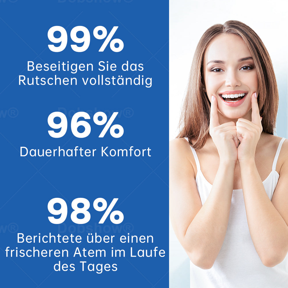 Nurbini® ThermoSeal Fresh Zahnprothesen- - ✅ Klinisch erwiesen, um Prothesenrutschen und -beschwerden vollständig zu lösen!