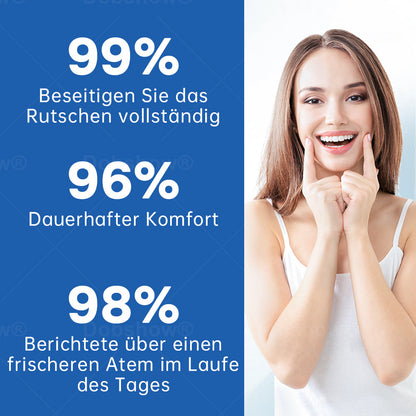 Nurbini® ThermoSeal Fresh Zahnprothesen- - ✅ Klinisch erwiesen, um Prothesenrutschen und -beschwerden vollständig zu lösen!