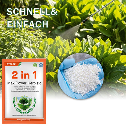 🏆[Offizieller Shop] Cvreoz® 2-in-1 Max Power Herbizid – 6-Stunden-Wirkung – Kein Warten mehr