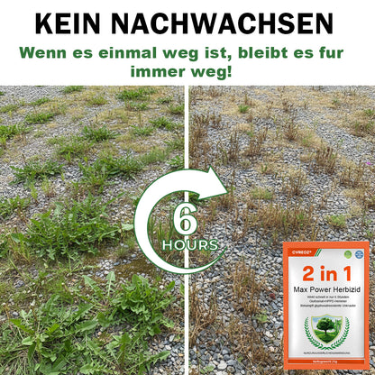 🏆[Offizieller Shop] Cvreoz® 2-in-1 Max Power Herbizid – 6-Stunden-Wirkung – Kein Warten mehr