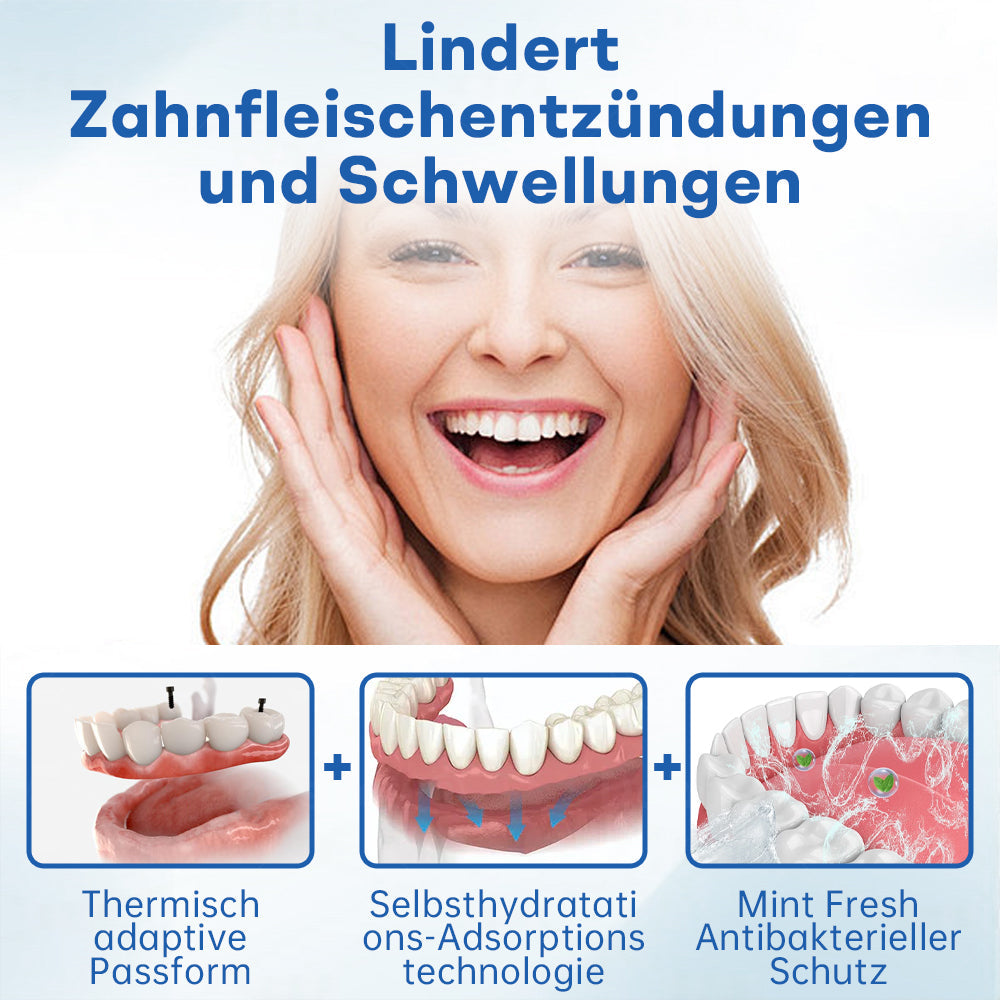 Nurbini® ThermoSeal Fresh Zahnprothesen- - ✅ Klinisch erwiesen, um Prothesenrutschen und -beschwerden vollständig zu lösen!